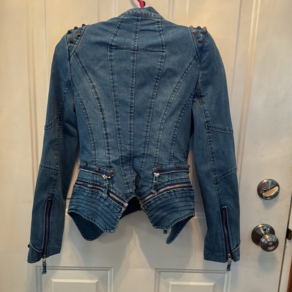 Shalang Studded Jean jacket - Picture 2 of 7